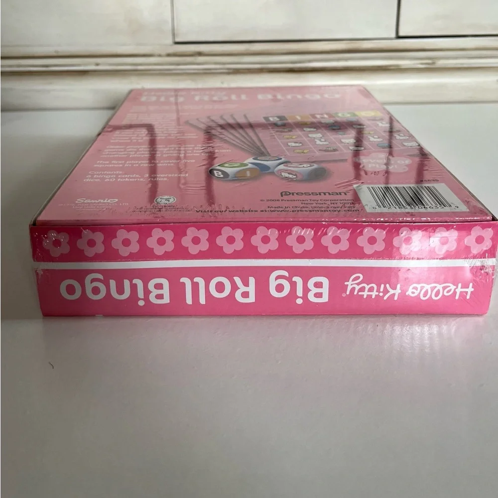 Hello Kitty Big Roll Bingo Game New/Sealed Sanrio Pressman Ages 4+ 2-6 Players